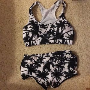 Swimsuit top with matching shorts!!